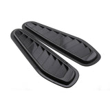Maxbell 2X ABS Black Car Air Flow Intake Hood  Vent Louver Bonnet Cover Decor