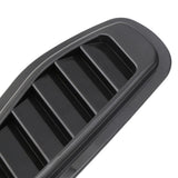 Maxbell 2X ABS Black Car Air Flow Intake Hood  Vent Louver Bonnet Cover Decor