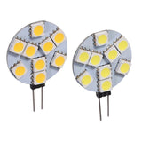 Maxbell 10X G4 DC12V SMD 5050 9 LED Camper Bulb Lamp Warm White Light Car