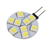 Maxbell 10X G4 DC12V SMD 5050 9 LED Camper Bulb Lamp Warm White Light Car