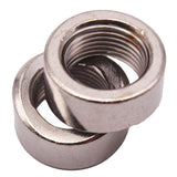 20x2 Pieces Stainless Steel O2 Oxygen Sensor Exhaust Bung Nut M18x1.5mm Threads