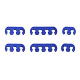 Maxbell 3xBlue Spark Plug Wire Cable Dividers 7mm 8mm 9mm Universal Fit For Chevy Ford