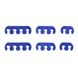 Maxbell 3xBlue Spark Plug Wire Cable Dividers 7mm 8mm 9mm Universal Fit For Chevy Ford