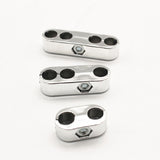 Maxbell 2xChrome Car Spark Plug Wire Cable Divider 7mm 8mm Universal For Chevy Ford