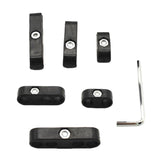 Maxbell 2xBlack Car Spark Plug Wire Cable Divider 7/8mm Universal For Chevy Ford Mopar