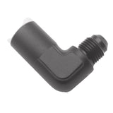 Maxbell 2xBlack Aluminium AN-6 90 Degree Female Fuel Oil Line Adapter Fitting Billet