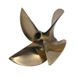 Maxbell 2xRC Boat 6717 4-Blade Propeller 26cc 67mm OD For 6.35mm 1/4" Prop Shaft Boat
