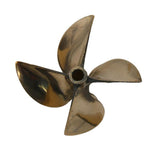 Maxbell 2xRC Boat 6717 4-Blade Propeller 26cc 67mm OD For 6.35mm 1/4" Prop Shaft Boat