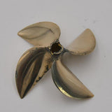 Maxbell 2xRC Boat 6717 4-Blade Propeller 26cc 67mm OD For 6.35mm 1/4" Prop Shaft Boat