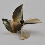 Maxbell 2xRC Boat 6717 4-Blade Propeller 26cc 67mm OD For 6.35mm 1/4" Prop Shaft Boat