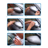 Maxbell 2xCar Door Panel Plate Paint Protection Films PVC Sticker Protector 15x300cm