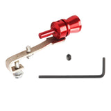 Maxbell 6xUniversal Car Turbo Whistle Refitting Turbo Whistle Exhaust Pipe Red_S