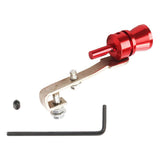 Maxbell 2xUniversal Car Turbo Whistle Refitting Turbo Whistle Exhaust Pipe Red_S
