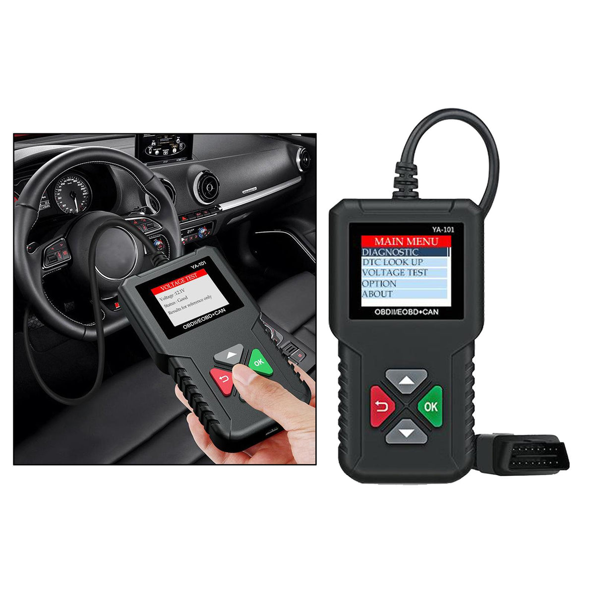 Maxbell 12V Plug& Play Car Automotive OBD2 Scanner Code Reader Car Diagnostic Tool