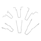 Maxbell 2xHeadlamp Dip Dipped Beam Head Lamp Bulb Retaining Spring Clip H1 H4 H7