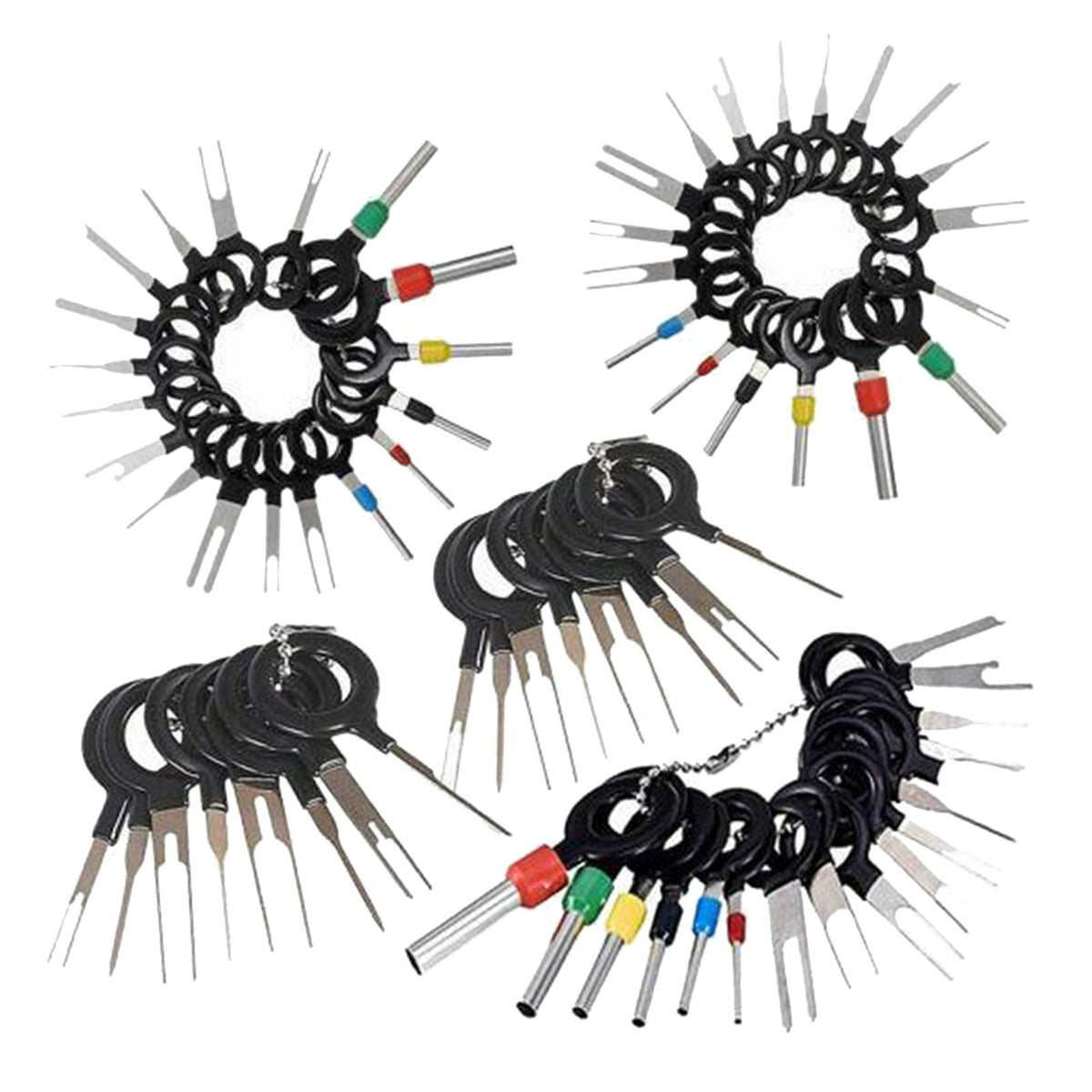 Maxbell Maxbell 70Pcs Pin Ejector Wire Kit Extractor Auto Terminal Removal Connector Tool