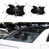 Maxbell 2xCar Sticker Bubble Free Decal for Deco Your Love Car Any Smooth Surface 30x20cm