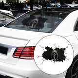 Maxbell 2xCar Sticker Bubble Free Decal for Deco Your Love Car Any Smooth Surface 30x20cm