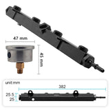 2xK Series High Flow Fuel Rail Replacement For Honda Civic and Acura K20 K24