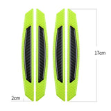 Maxbell 2x4Pcs Auto Car Door Reflective Strip Waterproof Safety Sticker Green Black