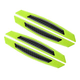 Maxbell 2x4Pcs Auto Car Door Reflective Strip Waterproof Safety Sticker Green Black
