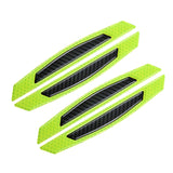 Maxbell 2x4Pcs Auto Car Door Reflective Strip Waterproof Safety Sticker Green Black