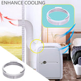 Exhaust Hose Interface For Portable Air Conditioner Exhaust Hose  Round