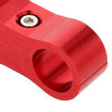 Maxbell 2xCar 2-Hole Fuel Hose Separator Clamp Oil Fuel Line Clamps Adapter AN6 Red