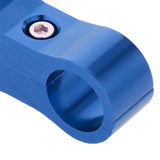 Maxbell 2xCar 2-Hole Fuel Hose Separator Clamp Oil Fuel Line Clamps Adapter AN6 Blue