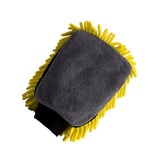 Maxbell 3xCar Wash Mitt Soft Microfiber Anti-Scratch Fits for Trucks Boats Motorcycles Yellow