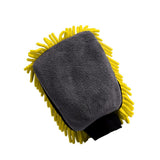 Maxbell 2xCar Wash Mitt Soft Microfiber Anti-Scratch Fits for Trucks Boats Motorcycles Yellow