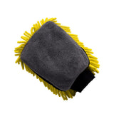 Maxbell 3xCar Wash Mitt Soft Microfiber Anti-Scratch Fits for Trucks Boats Motorcycles Yellow