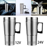 Maxbell 2x300ml Travel Kettle Cigarette Plug Portable for Milk Water Caravan 12V