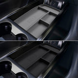 Maxbell 2Pcs Center Console Organizer Tray Fit for Ford Mustang Mach E 2021 2022