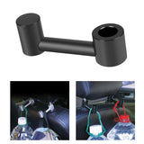 Maxbell 2Pcs Car Back Seat Headrest Hook Metal Hanger Headrest Hanger Storage Tool
