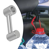 Maxbell 2Pcs Car Back Seat Headrest Hook Metal Hanger Headrest Hanger Storage Tool