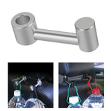 Maxbell 2Pcs Car Back Seat Headrest Hook Metal Hanger Headrest Hanger Storage Tool