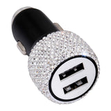 Maxbell Dual USB Car Charger for Samsung Galaxy Note 9 8 S21/S20/S10/S9/S8 White