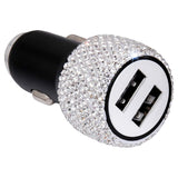 Maxbell Dual USB Car Charger for Samsung Galaxy Note 9 8 S21/S20/S10/S9/S8 White