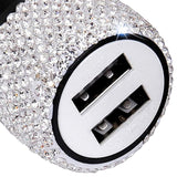 Maxbell Dual USB Car Charger for Samsung Galaxy Note 9 8 S21/S20/S10/S9/S8 White