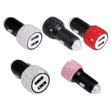 Maxbell Dual USB Car Charger for Samsung Galaxy Note 9 8 S21/S20/S10/S9/S8 White