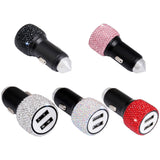 Maxbell Dual USB Car Charger for Samsung Galaxy Note 9 8 S21/S20/S10/S9/S8 White