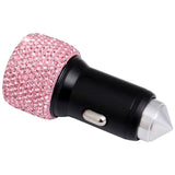 Maxbell Dual USB Car Charger for Samsung Galaxy Note 9 8 S21/S20/S10/S9/S8 Pink