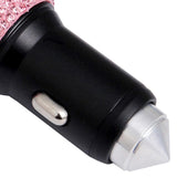 Maxbell Dual USB Car Charger for Samsung Galaxy Note 9 8 S21/S20/S10/S9/S8 Pink