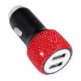 Maxbell Dual USB Car Charger for Samsung Galaxy Note 9 8 S21/S20/S10/S9/S8 Red