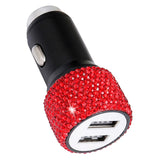 Maxbell Dual USB Car Charger for Samsung Galaxy Note 9 8 S21/S20/S10/S9/S8 Red