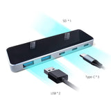 Maxbell Auto USB Hub 6 Port Multi Splitter Adapter Fit for Tesla Model 3 Y 2021