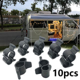 Maxbell 10 Pieces Awning Clips Standard Camping String Light Caravan RV Lights