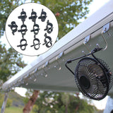Maxbell 10 Pieces Awning Clips Standard Camping String Light Caravan RV Lights