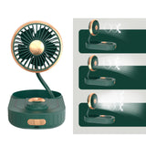 Maxbell USB Fan Humidifier Dashboard with Light Fits for Desktop Truck Home Green